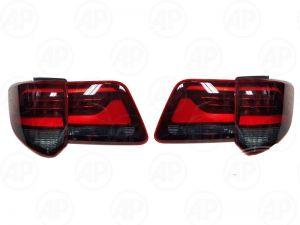Задняя оптика диодная красная с темными вставками Cruiser Style для Toyota Toyota SW4 Fortuner 2012-2014